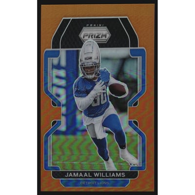 2021 Panini Prizm Prizms Orange #150 Jamaal Williams