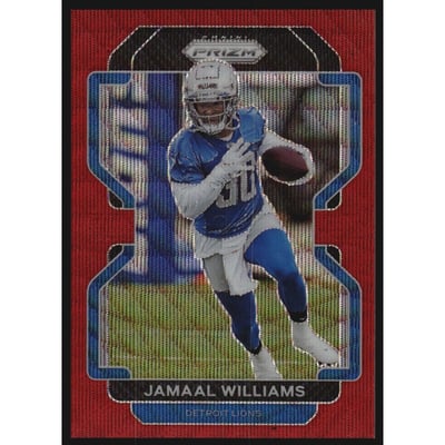 2021 Panini Prizm Prizms Red Wave #150 Jamaal Williams
