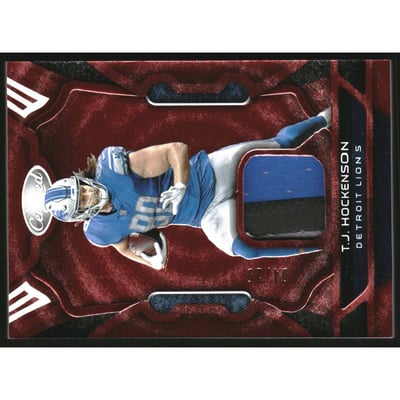 2022 Certified Materials Mirror Red Etch #55 T.J. Hockenson
