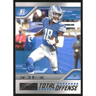 2022 Panini Playbook Total Offense #25 Jameson Williams
