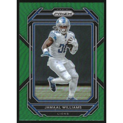 2022 Panini Prizm Prizms Green #97 Jamaal Williams