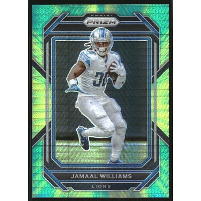 2022 Panini Prizm Prizms Hyper #97 Jamaal Williams