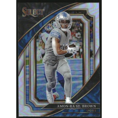 2022 Select Prizm Silver #325 Amon-Ra St. Brown