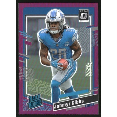 2023 Donruss Optic Rated Rookies Preview Pink #329 Hendon Hooker