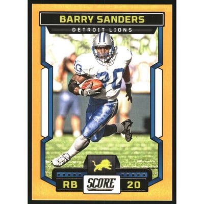 2023 Score Gold #87 Barry Sanders