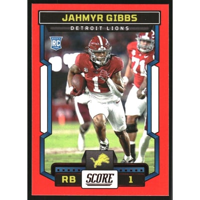 2023 Score Red #316 Jahmyr Gibbs