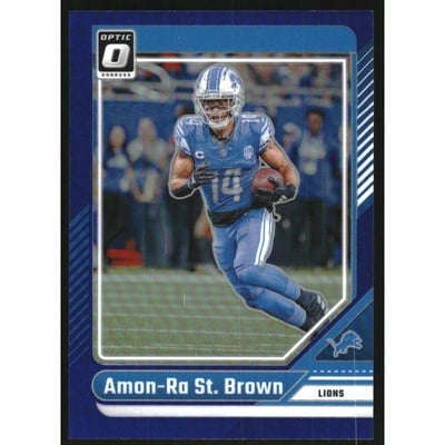 2024 Donruss Optic Blue #66 Amon-Ra St. Brown