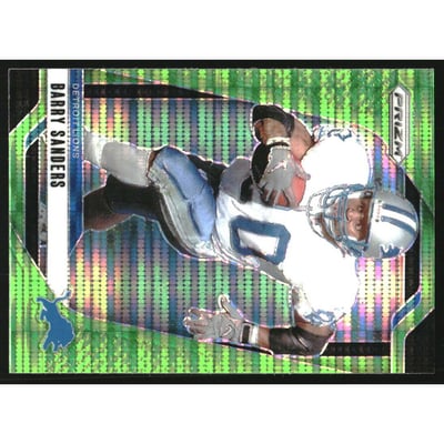2024 Panini Prizm Prizms Neon Green Pulsar #99 Barry Sanders