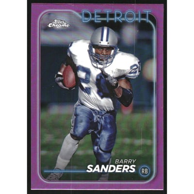 2024 Topps Chrome Pink Refractors #67 Barry Sanders