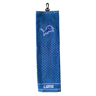 Detroit Lions 16" X 22" Tri-Fold Embroidered Scrubber Golf Towel