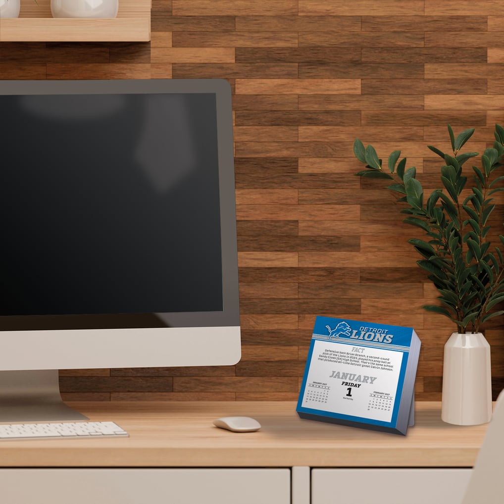 Detroit Lions 2027 Box Calendar
