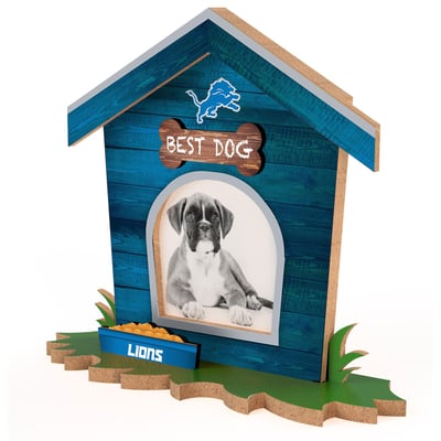 Detroit Lions Dog House Photo Frame