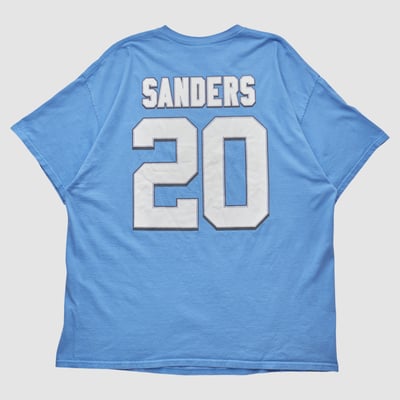 Detroit Lions Majestic 2010s T-shirt - Light Blue - 2XL by Fanatics Real Vintage