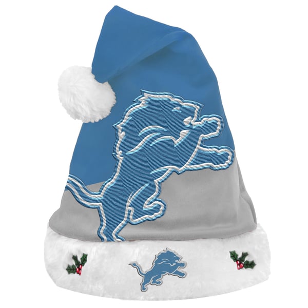 Detroit Lions Team Basic Santa Hat display picture 2