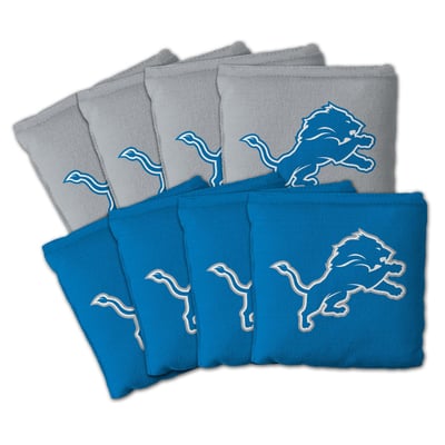 Detroit Lions Fanpoint Eight-Piece Cornhole Bag Set