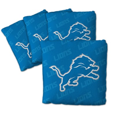 Detroit Lions Fanpoint Four-Piece Cornhole Bag Set