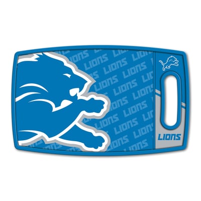Detroit Lions Fanpoint Logo Series Cutting Board