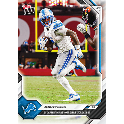 Jahmyr Gibbs - 2026-27 NFL Topps NOW® - Card 55