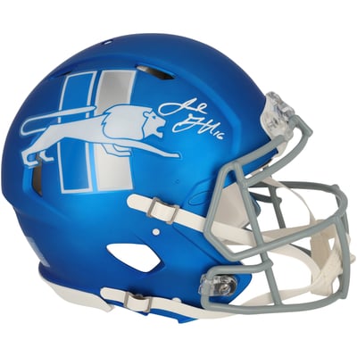 Jared Goff Detroit Lions Autographed Fanatics Authentic Riddell 2023 Alternate Speed Authentic Helmet 