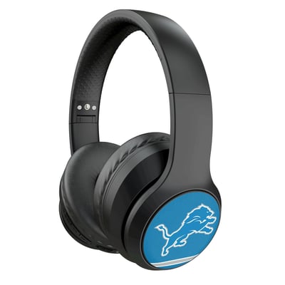 Detroit Lions Keyscaper Stripe Wireless Bluetooth Headphones With Case