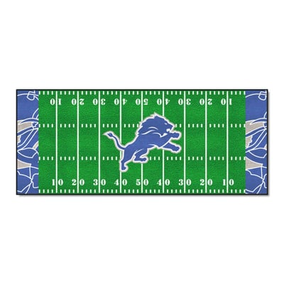 Detroit Lions Logo Brands 30" x 72" Field Runner