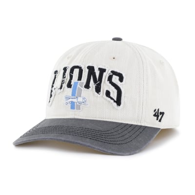 Detroit Lions '47 Throwback Groton Franchise Fitted Hat - Natural