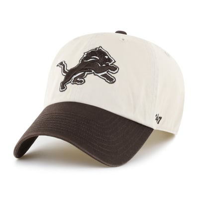 Detroit Lions '47 Clean Up Adjustable Hat - Natural/Brown