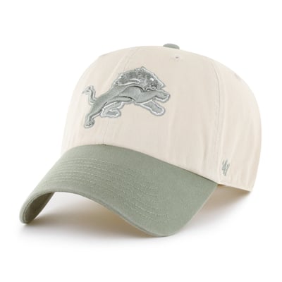 Detroit Lions '47 Clean Up Adjustable Hat - Natural/Green