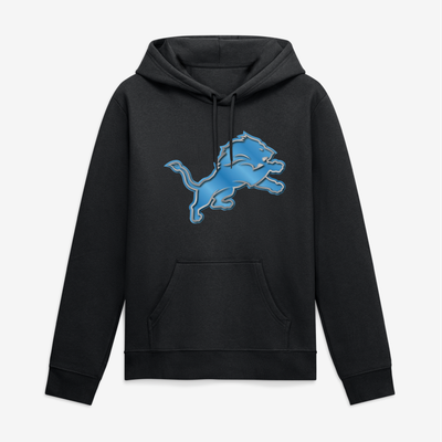 Detroit Lions Big & Tall Forged Mascot Hoodie - Black