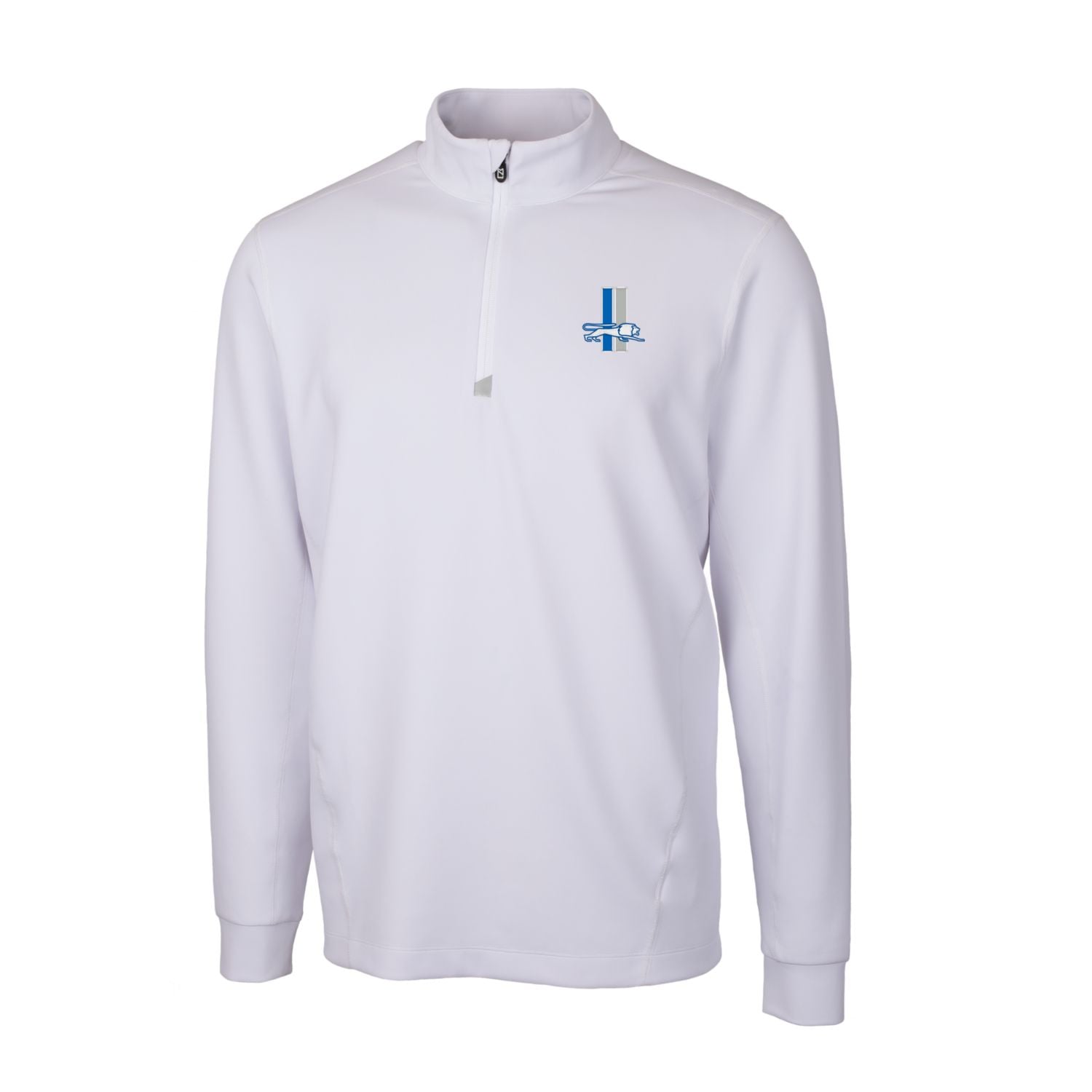 Men's Cutter & Buck White Detroit Lions Throwback Logo Traverse