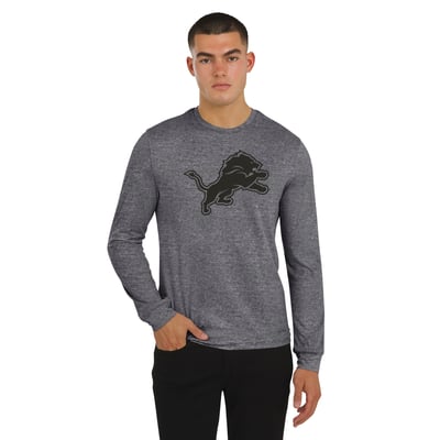  Detroit Lions J. Palmer Four Down Long Sleeve T-Shirt - Charcoal