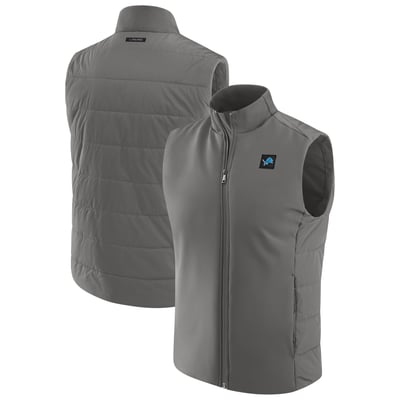  Detroit Lions J. Palmer Front Office Full-Zip Vest - Graphite