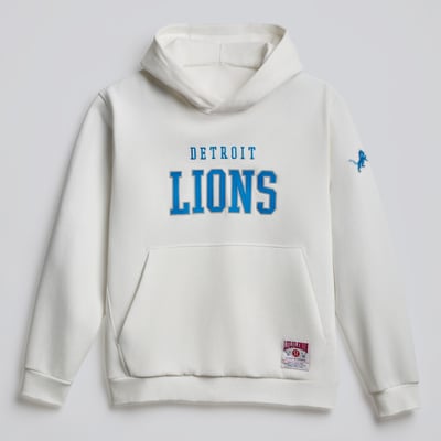 lululemon Detroit Lions White Steady State Pullover Hoodie