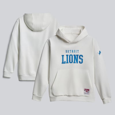lululemon Detroit Lions White Steady State Pullover Hoodie