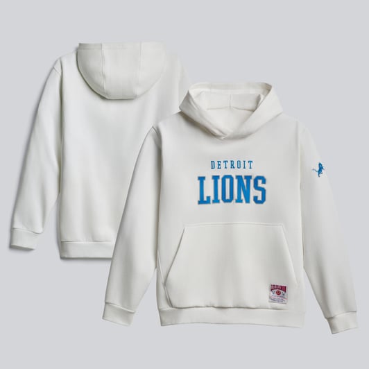 lululemon Detroit Lions White Steady State Pullover Hoodie