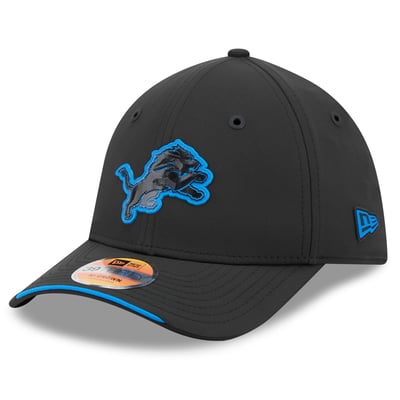 Detroit Lions New Era 2026 Sideline 39THIRTY M-Crown Flex Hat - Black