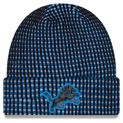 Detroit Lions New Era 2026 Sideline Cold Weather  Cuffed Knit Hat - Black