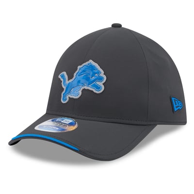 Detroit Lions New Era 2026 Sideline Cold Weather  9FORTY M-Crown Adjustable Hat - Charcoal