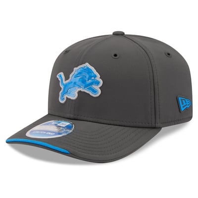 Detroit Lions New Era 2026 Sideline Cold Weather 9SEVENTY Adjustable Hat - Charcoal