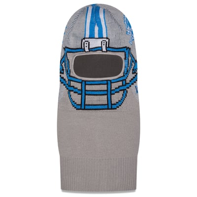 Detroit Lions New Era Helmet Knit Balaclava - Gray