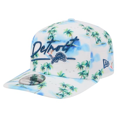  Detroit Lions New Era Aloha 19TWENTY Adjustable Hat - White