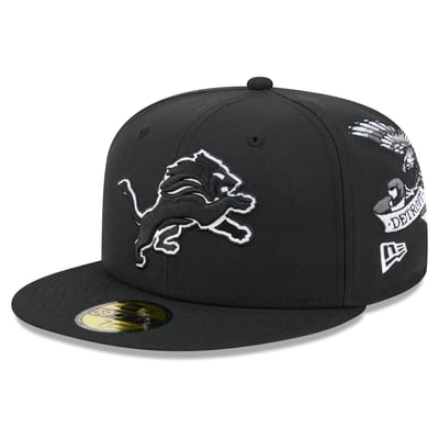 Detroit Lions New Era x BJ Betts 2026 Salute To Service Lifestyle 59FIFTY Fitted Hat - Black