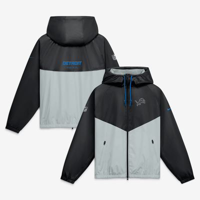  Detroit Lions Nike 2026 Rivalries Collection Windrunner Full-Zip Jacket - Black