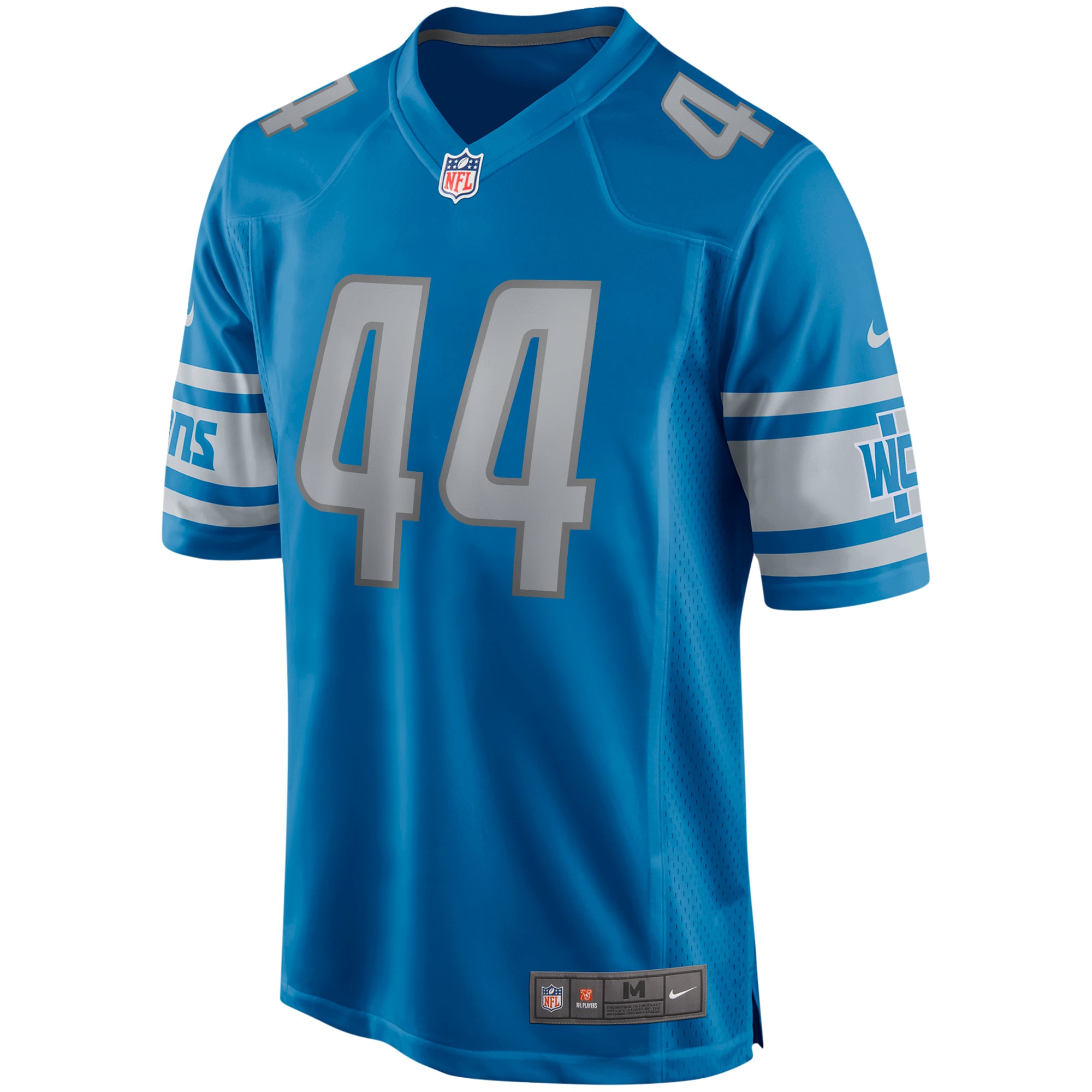 Men's Nike Dick LeBeau Blue Detroit Lions Game Retired Player Jersey