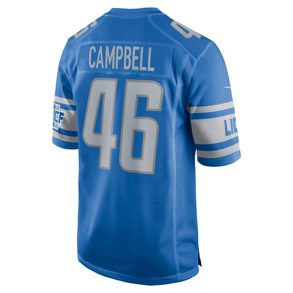Jack Campbell Detroit Lions Nike  Game Jersey - Blue