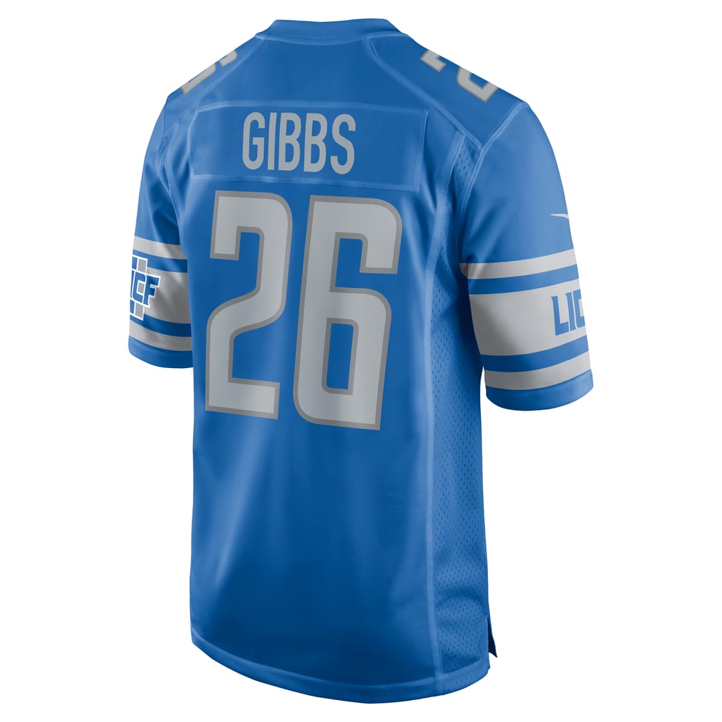 Jahmyr Gibbs Detroit Lions Nike  Game Jersey - Blue