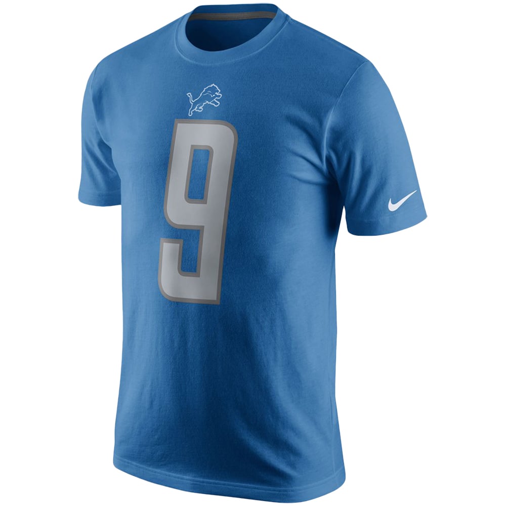 Men's Nike Matthew Stafford Blue Detroit Lions Player Pride Name