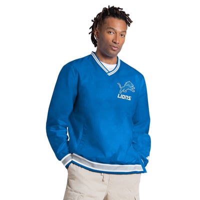 Aidan Hutchinson Detroit Lions Starter Player Layer V-Neck Pullover - Blue