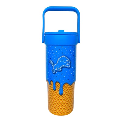 Detroit Lions Pegasus 32oz. Ice Cream Logo Cone Stainless Steel ProCarry Tumbler