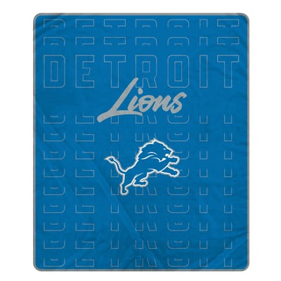 Detroit Lions Pegasus Echo Script Fade 50" x 60" Ultra Soft Throw Blanket